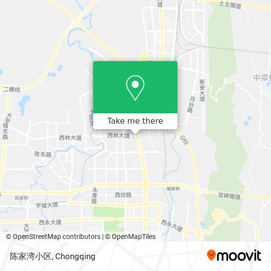 陈家湾小区 map