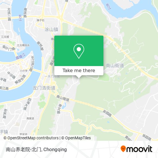 南山养老院-北门 map