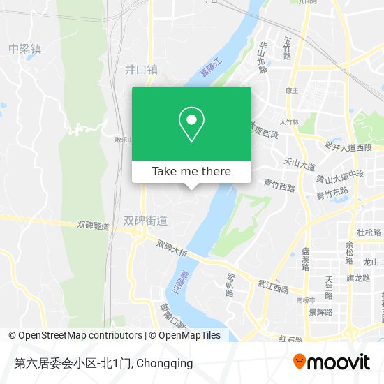 第六居委会小区-北1门 map