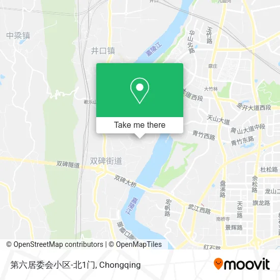 第六居委会小区-北1门 map