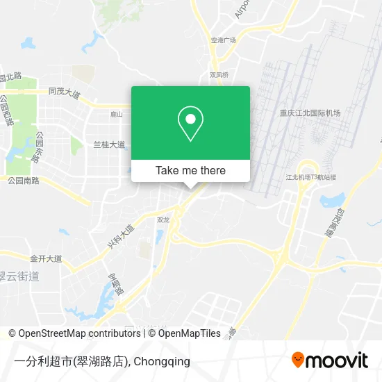 一分利超市(翠湖路店) map