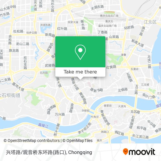 兴塔路/观音桥东环路(路口) map