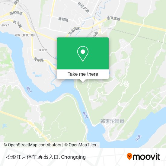 松影江月停车场-出入口 map