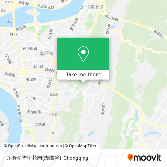 九街壹华里花园(蝴蝶谷) map