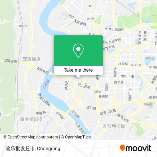 渝乐批发超市 map