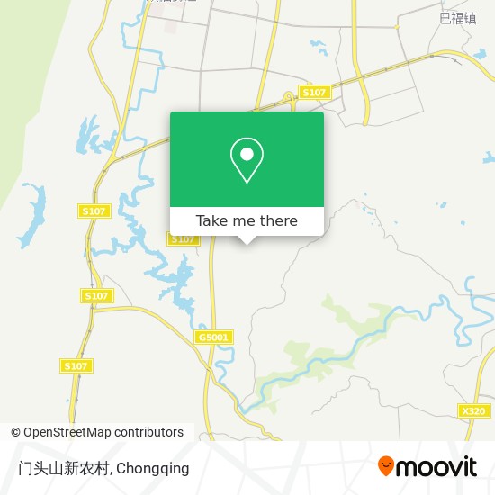 门头山新农村 map