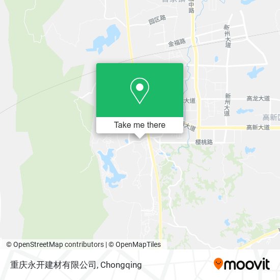 重庆永开建材有限公司 map