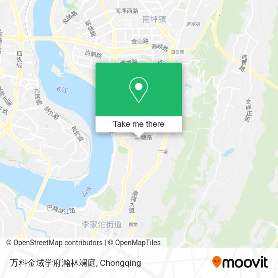 万科金域学府瀚林斓庭 map