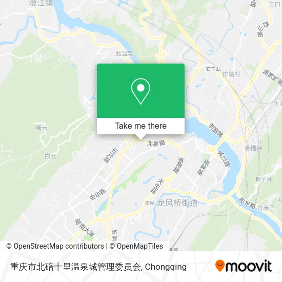 重庆市北碚十里温泉城管理委员会 map