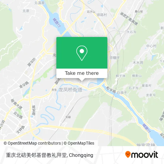 重庆北碚美邻基督教礼拜堂 map