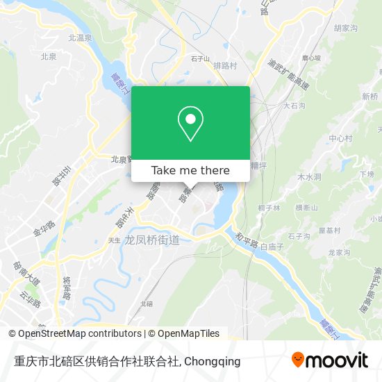 重庆市北碚区供销合作社联合社 map