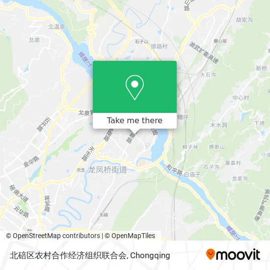 北碚区农村合作经济组织联合会 map