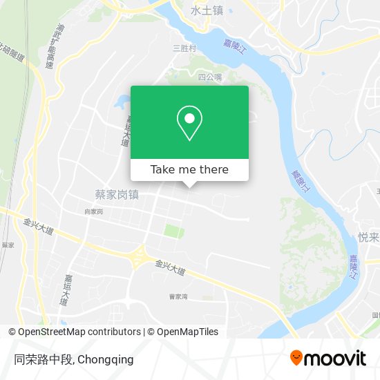 同荣路中段 map