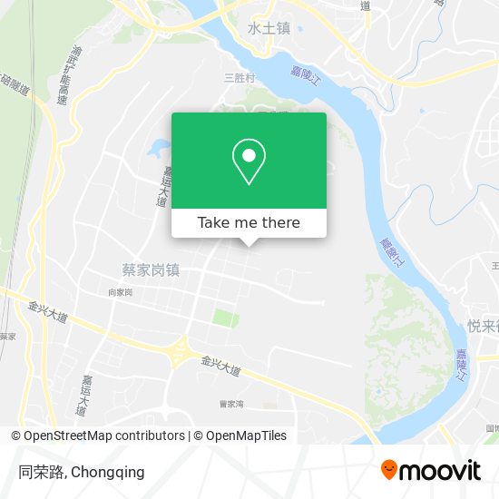 同荣路 map