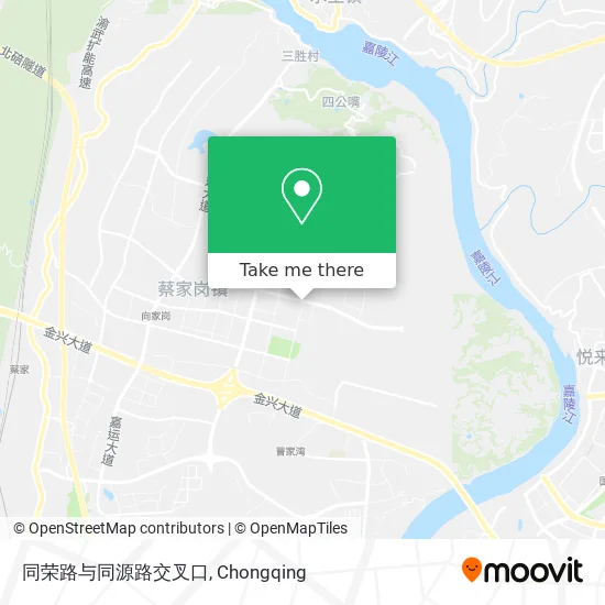 同荣路与同源路交叉口 map