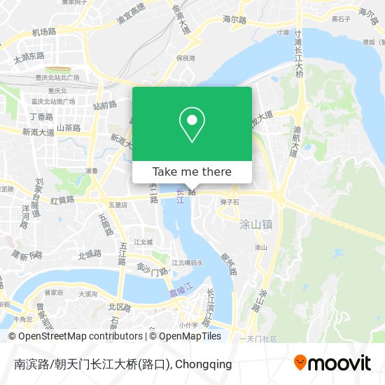 南滨路/朝天门长江大桥(路口) map
