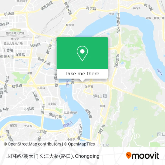 卫国路/朝天门长江大桥(路口) map