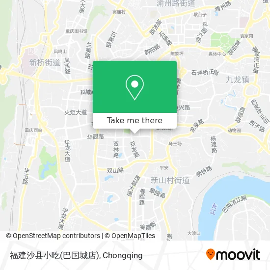 福建沙县小吃(巴国城店) map