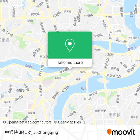 中通快递代收点 map