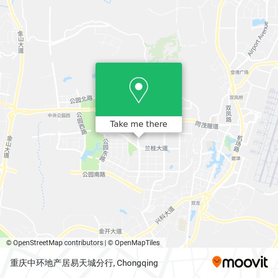 重庆中环地产居易天城分行 map