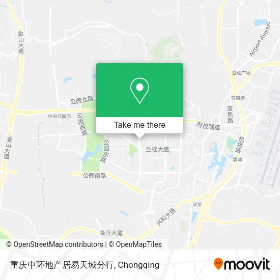 重庆中环地产居易天城分行 map
