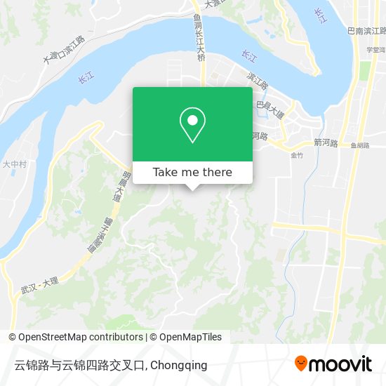 云锦路与云锦四路交叉口 map