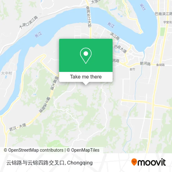 云锦路与云锦四路交叉口 map