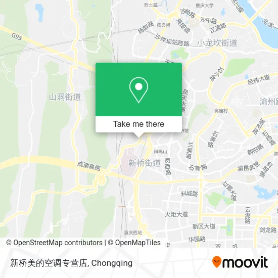 新桥美的空调专营店 map