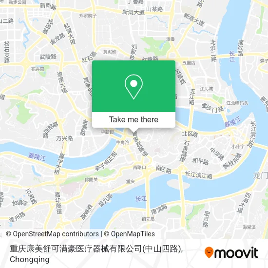 重庆康美舒可满豪医疗器械有限公司(中山四路) map