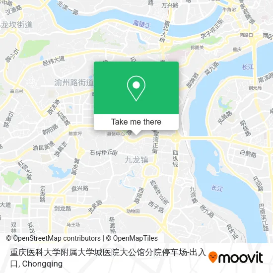重庆医科大学附属大学城医院大公馆分院停车场-出入口 map