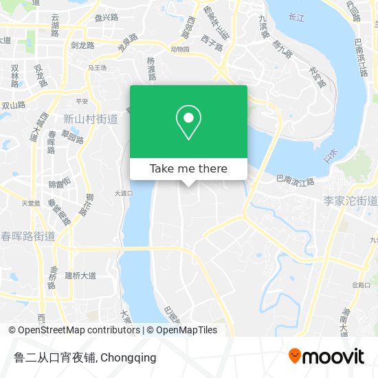 鲁二从口宵夜铺 map