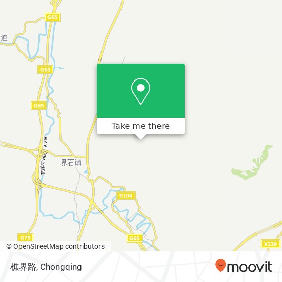 樵界路 map