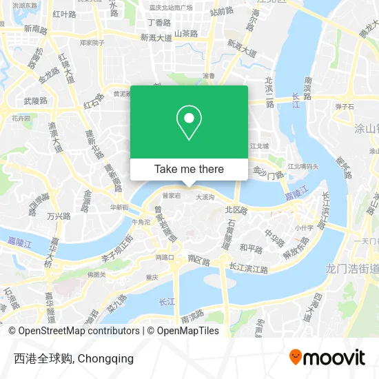 西港全球购 map