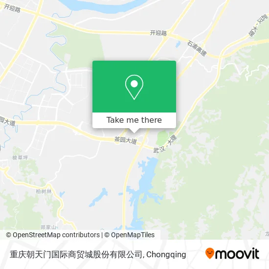 重庆朝天门国际商贸城股份有限公司 map