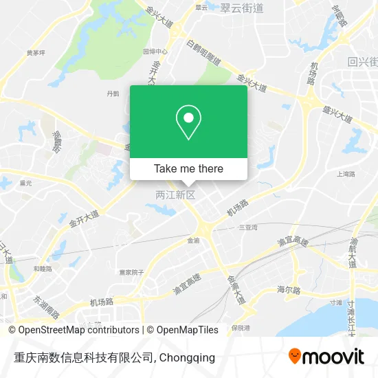 重庆南数信息科技有限公司 map