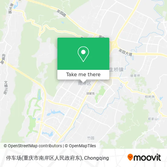 停车场(重庆市南岸区人民政府东) map