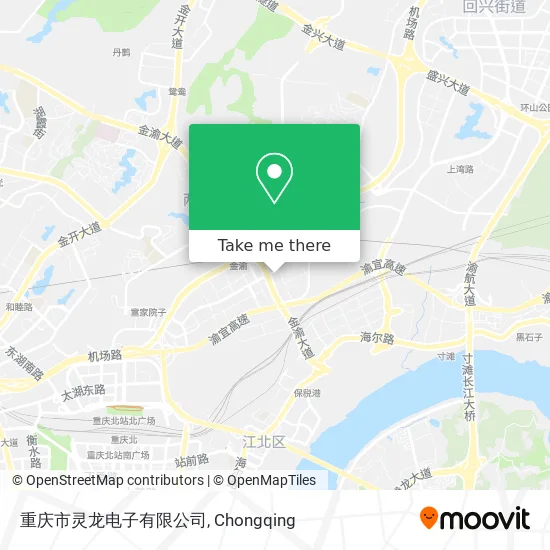 重庆市灵龙电子有限公司 map