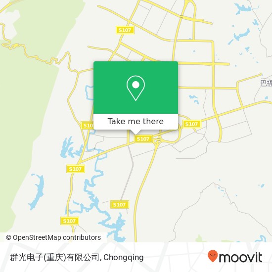 群光电子(重庆)有限公司 map