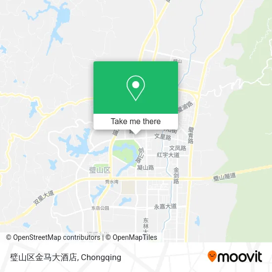璧山区金马大酒店 map