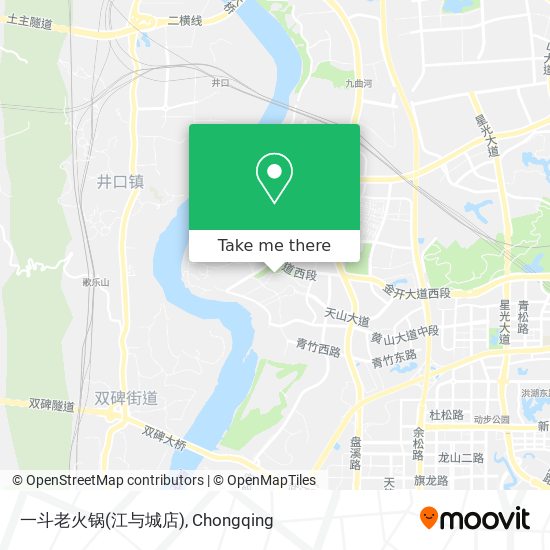 一斗老火锅(江与城店) map