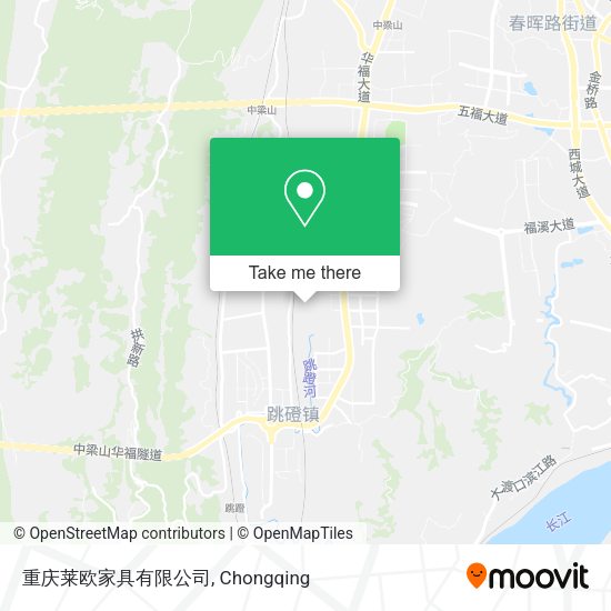 重庆莱欧家具有限公司 map