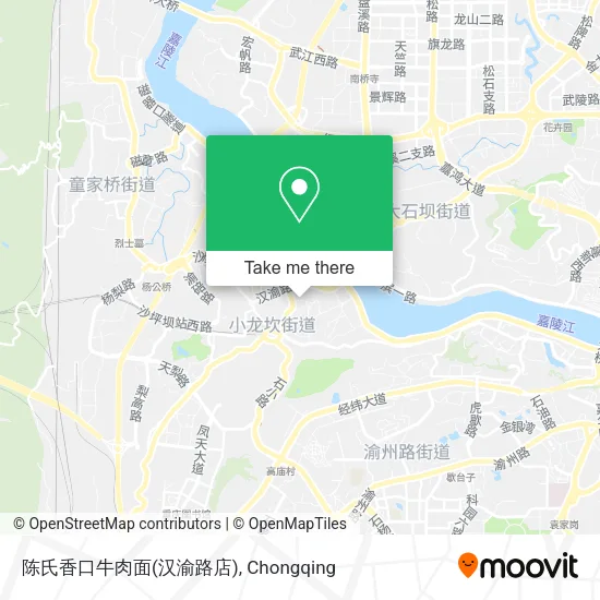 陈氏香口牛肉面(汉渝路店) map