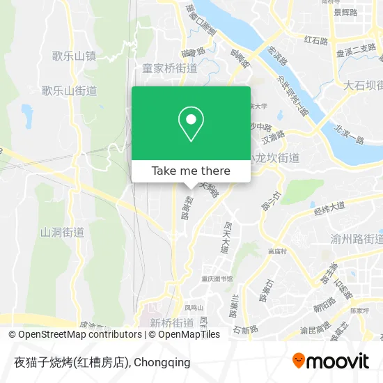 夜猫子烧烤(红槽房店) map