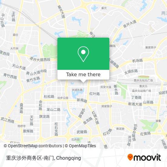 重庆涉外商务区-南门 map