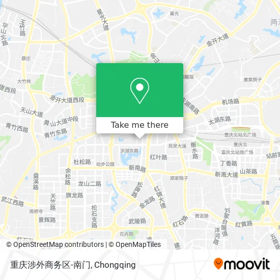 重庆涉外商务区-南门 map