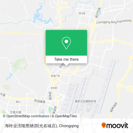 海聆业涪陵黑猪(阳光名城店) map