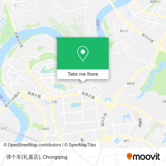 弹个车(礼嘉店) map