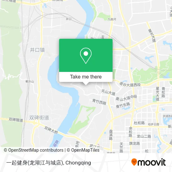 一起健身(龙湖江与城店) map