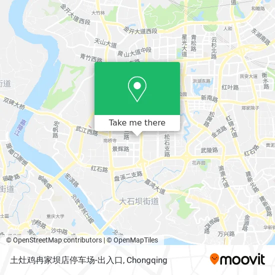 土灶鸡冉家坝店停车场-出入口 map
