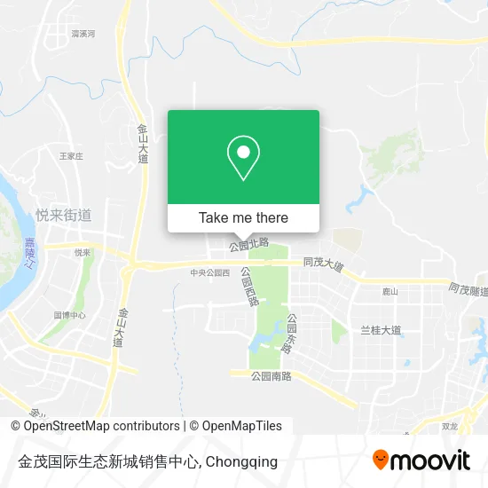 金茂国际生态新城销售中心 map